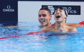 World Aquatics Championships Swimming Men 50M Breaststroke - Singapore