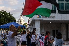 US Media Protest July 28 2025