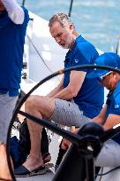 King Felipe First Day Of The 43Rd Sailing King s Cup - Spain