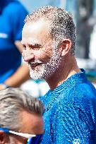 King Felipe First Day Of The 43Rd Sailing King s Cup - Spain