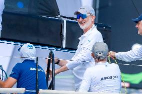 King Felipe First Day Of The 43Rd Sailing King s Cup - Spain