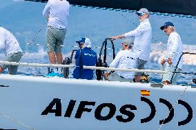 King Felipe First Day Of The 43Rd Sailing King s Cup - Spain