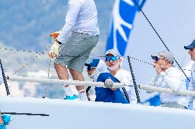 King Felipe First Day Of The 43Rd Sailing King s Cup - Spain