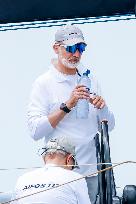 King Felipe First Day Of The 43Rd Sailing King s Cup - Spain