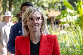 Agnes Pannier-Runacher Visits The ZooPark of Beauval - Saint-Aignan-sur-Cher