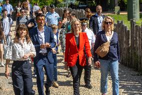 Agnes Pannier-Runacher Visits The ZooPark of Beauval - Saint-Aignan-sur-Cher