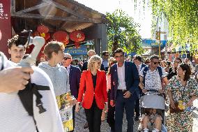 Agnes Pannier-Runacher Visits The ZooPark of Beauval - Saint-Aignan-sur-Cher