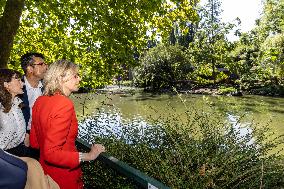 Agnes Pannier-Runacher Visits The ZooPark of Beauval - Saint-Aignan-sur-Cher