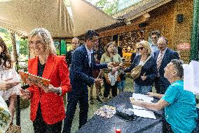 Agnes Pannier-Runacher Visits The ZooPark of Beauval - Saint-Aignan-sur-Cher