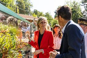 Agnes Pannier-Runacher Visits The ZooPark of Beauval - Saint-Aignan-sur-Cher