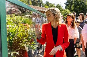 Agnes Pannier-Runacher Visits The ZooPark of Beauval - Saint-Aignan-sur-Cher