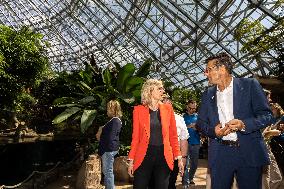 Agnes Pannier-Runacher Visits The ZooPark of Beauval - Saint-Aignan-sur-Cher