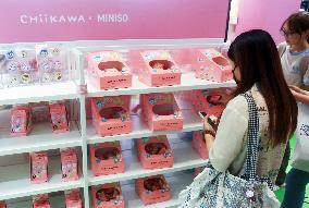 Chiikawa Miniso's Pop-up Shop in Shanghai
