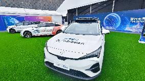 L4-level AI Autonomous Driving Car Experience Event at the 2025 WAIC in Shanghai