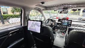 L4-level AI Autonomous Driving Car Experience Event at the 2025 WAIC in Shanghai