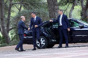 Pedro Sánchez Meets With King Felipe VI - Palma De Mallorca