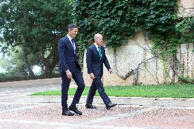 Pedro Sánchez Meets With King Felipe VI - Palma De Mallorca