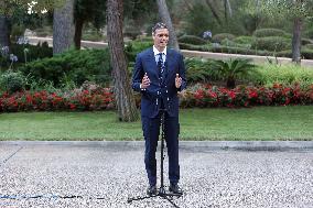 Pedro Sánchez Meets With King Felipe VI - Palma De Mallorca