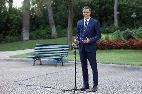 Pedro Sánchez Meets With King Felipe VI - Palma De Mallorca