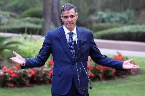 Pedro Sánchez Meets With King Felipe VI - Palma De Mallorca