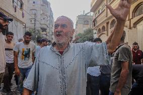 Funeral Held For Palestinian Man Killed By Israeli Sniper In Northern Gaza