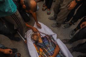 Funeral Held For Palestinian Man Killed By Israeli Sniper In Northern Gaza
