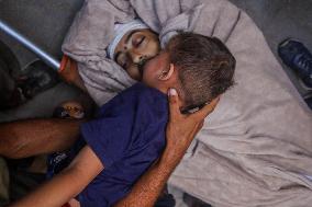 Funeral Held For Palestinian Man Killed By Israeli Sniper In Northern Gaza