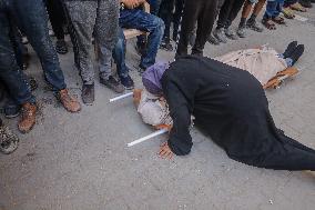 Funeral Held For Palestinian Man Killed By Israeli Sniper In Northern Gaza