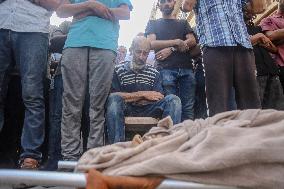 Funeral Held For Palestinian Man Killed By Israeli Sniper In Northern Gaza