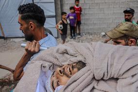 Funeral Held For Palestinian Man Killed By Israeli Sniper In Northern Gaza