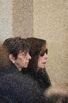 Rare Appearance of Lebanese Singer Fayrouz at Her Son’s Funeral - Bikfaya