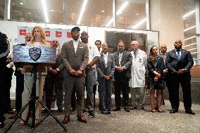 Press Conferencel after fatal Park Avenue shooting - NYC