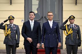 Paraguay President Santiago Pena visits Finland