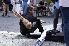 Young Pilgrims Gather at Piazza Navona for 2025 Youth Jubilee - Rome