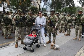 Parade To Commemorate The 204th Anniversary Of Peru's Independence - Lima
