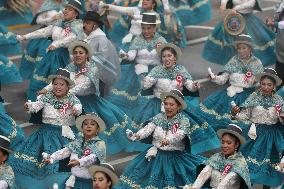 Parade To Commemorate The 204th Anniversary Of Peru's Independence - Lima