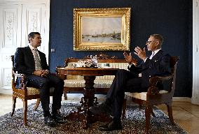 Paraguay President Santiago Pena visits Finland