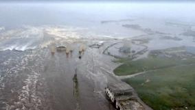Tsunami Waves Submerge Kamchatka Coastal City - Russia