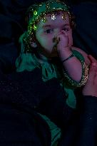 Pilgrims March for Lady Ruqayyah in Karbala