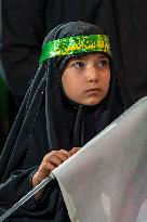 Pilgrims March for Lady Ruqayyah in Karbala