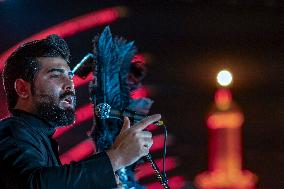 Pilgrims March for Lady Ruqayyah in Karbala