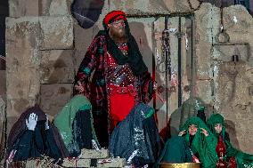Pilgrims March for Lady Ruqayyah in Karbala