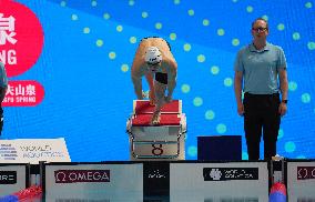 Rafael Fente-Damers during the semi final of 100m freestyle - Singapore