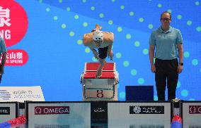 Rafael Fente-Damers during the semi final of 100m freestyle - Singapore