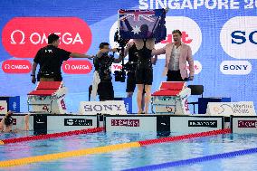 Mollie O'Callaghan At World Aquatics Championships - Singapore