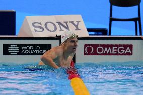 Leon Marchand Breaks 200 Medley Record at Swimming World Championships - Singapore
