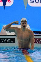 Leon Marchand Breaks 200 Medley Record at Swimming World Championships - Singapore