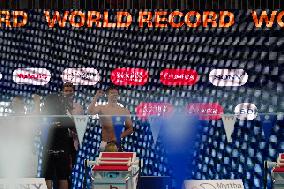 Leon Marchand Breaks 200 Medley Record at Swimming World Championships - Singapore