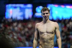 Leon Marchand Breaks 200 Medley Record at Swimming World Championships - Singapore
