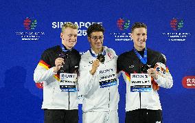 Ahmed Jaouadi Wins the 800M Freestyle at Swimming World Championships - Singapore